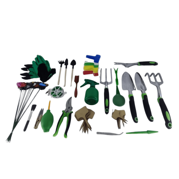 103 Piece Heavy Duty Garden Tool Set with Carry Bag & Succulent Tools Kit